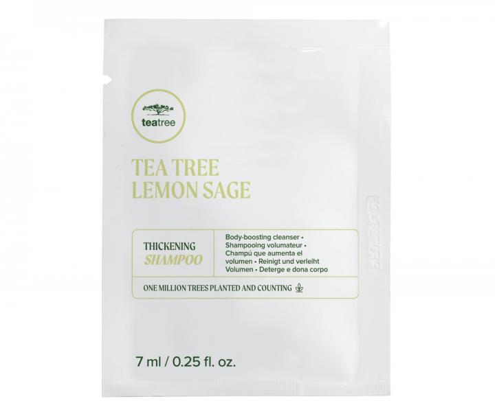 �amp�n pre objem vlasov Paul Mitchell Tea Tree Lemon Sage Thickening Shampoo - 7 ml
