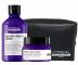 Rad pre uhladenie krepat�ch vlasov Lor�al Professionnel Serie Expert Keratin Alpha Sleek - sada - �amp�n + maska ​​+ ta�ti�ka zadarmo