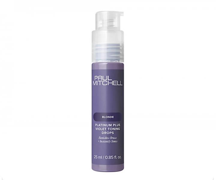 Tnujce kvapky na neutralizciu ltch tnov Paul Mitchell Blonde Platinum Plus Violet Toning Drops - 25 ml