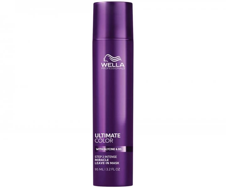 Bezoplachov� maska ​​pre farben� vlasy Wella Professionals Ultimate Color Intense Miracl