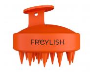 Masna exfolian kefa na pokoku hlavy Freylish Massage Exfoliating Brush - oranov