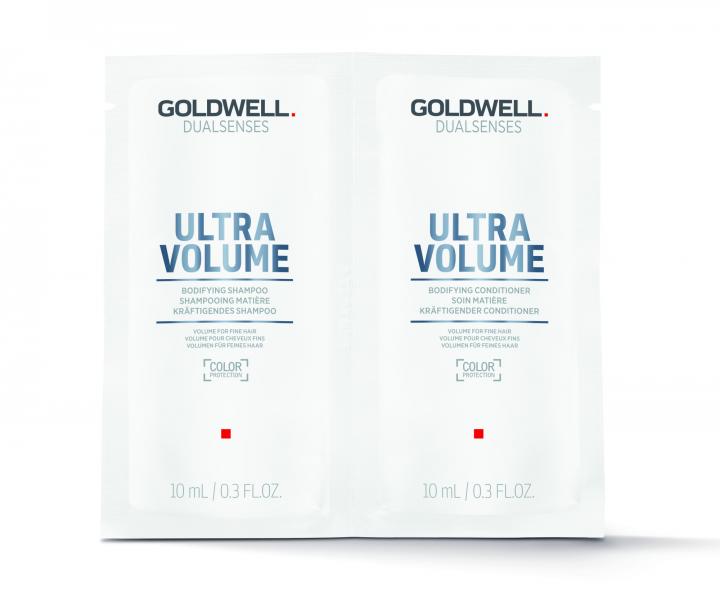 ampn a kondicionr na jemn vlasy Goldwell Ultra Volume - 2x10 ml