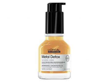 Olej pre farben� a po�koden� vlasy Lor�al Professionnel Serie Expert Metal Detox - 50 ml - po�koden� obal