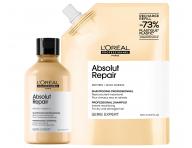 �amp�n pre such� a po�koden� vlasy Lor�al Professionnel Serie Expert Absolut Repair - 300 ml + n�hradn� n�pl� - 500 ml