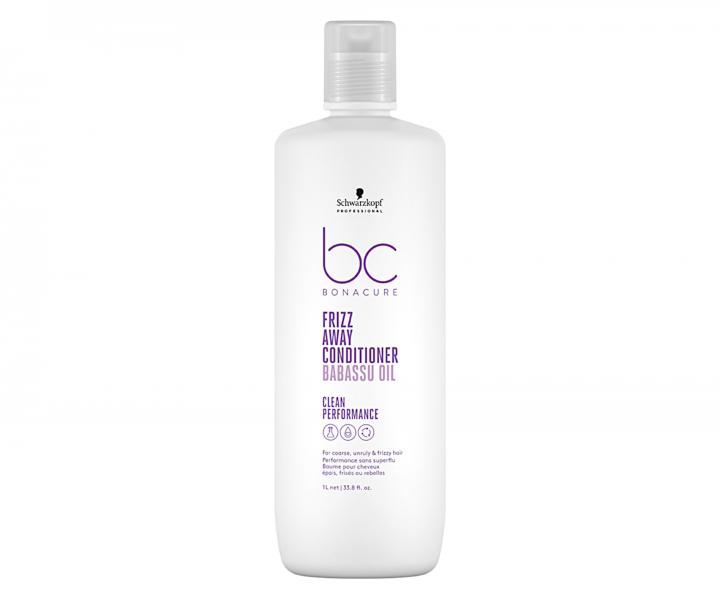 Kondicionr pre nepoddajn a krepovat vlasy Schwarzkopf Professional Bonacure Frizz Away - 1000 ml