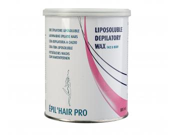 Depilan prrodn vosk Sibel Liposoluble Depilatory Wax - ruov, 800 ml