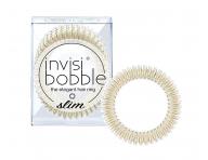 Tenk pirlov gumika do vlasov Invisibobble Slim Stay Gold - zlat, 3 ks