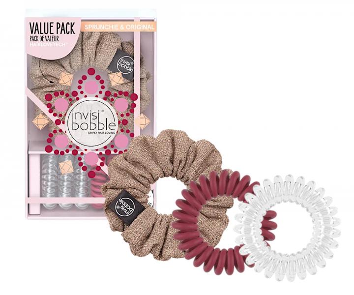 Sada �pir�lov�ch gumi�iek Invisibobble Sprunchia and Original Queen For a Day