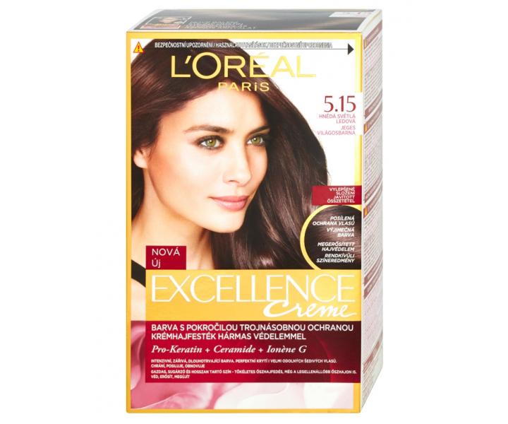 Permanentn� farba Lor�al Excellence 5.15 hned� svetl� �adov�