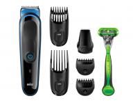 Striha pre cel telo Braun MGK3040 - ierny + zadarmo holiaci strojek Gillette Body