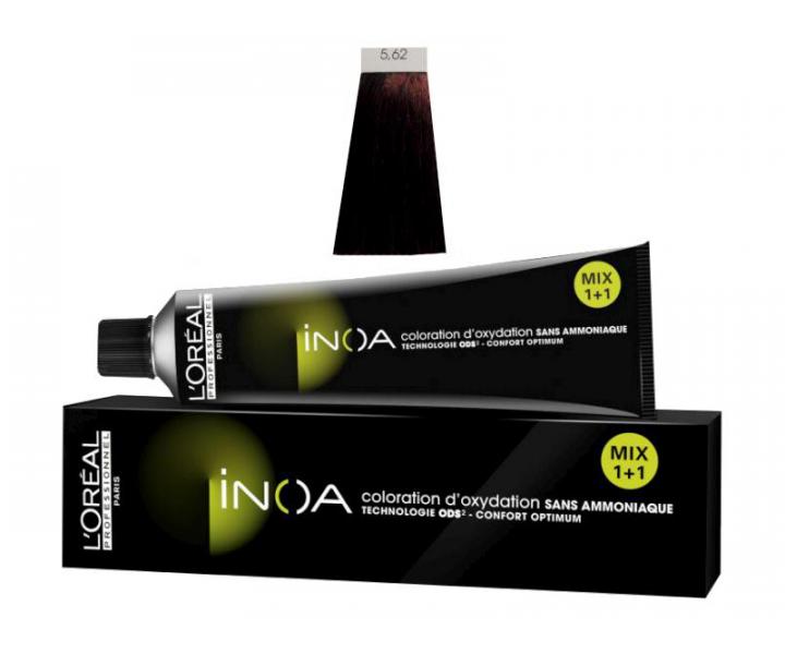 Lor�al Inoa 2 farba na vlasy 60g - odtie� 5,62 hned� svetl� �erven� d�hov�