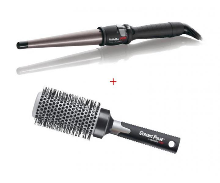 BaByliss Pro K�nick� kulma 25 - 13 mm + f�kacia kefa 42 mm
