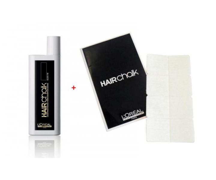 Make-up na vlasy HAIRCHALK Black Tie + zadarmo apliktor (bonus)