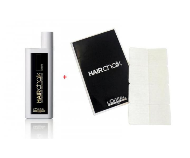 Make-up na vlasy HAIRCHALK Black Tie + zadarmo aplik�tor
