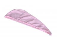 Uter�kov� turban z mikrovl�kna pre mokr� vlasy - ru�ov�