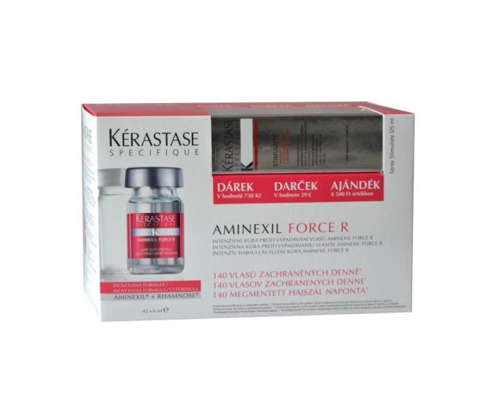 Krastase Aminexil Force R ampulky 42x6ml + DAREK