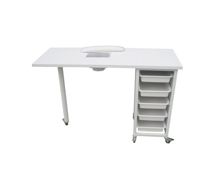 Manik�rny stol�k Weelko Ulnar s ods�van�m - biely