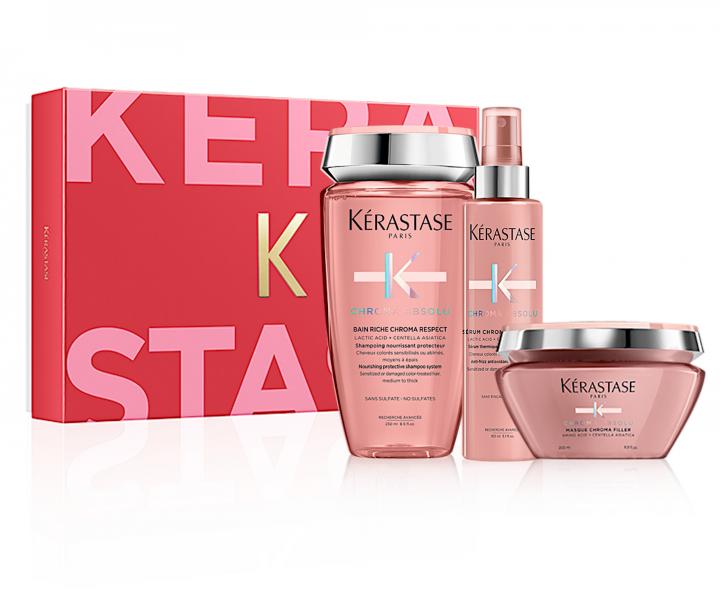 Dar�ekov� sada pre farben� vlasy K�rastase Chroma Absolu With Love