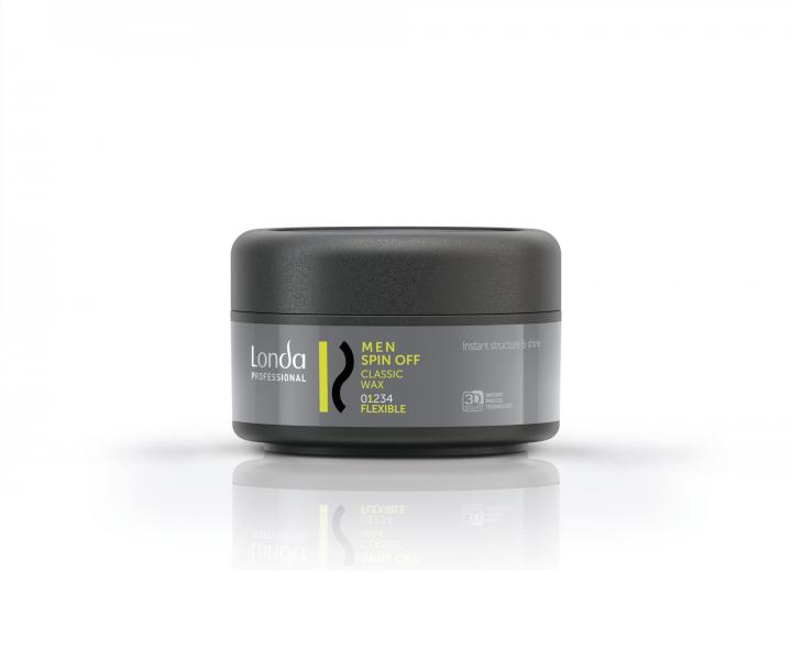 Vosk na vlasy s lesklm efektom a slabou fixciou Londa Professional Men Spin Off - 75 ml