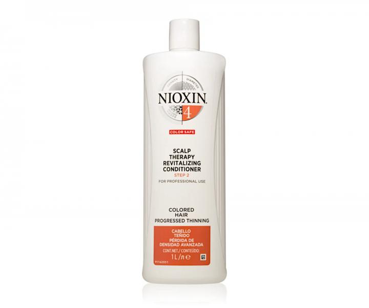 Kondicionr pre silne rednce farben vlasy Nioxin System 4 Scalp Therapy Conditioner - 1000 ml