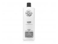 �amp�n pre silne redn�ce pr�rodn� vlasy Nioxin System 2 Cleanser Shampoo - 1000 ml