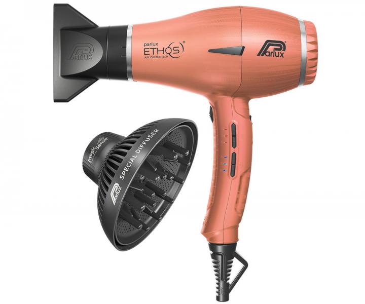 Profesionlny fn na vlasy s difuzrom Parlux Ethos - 2300 W, meden