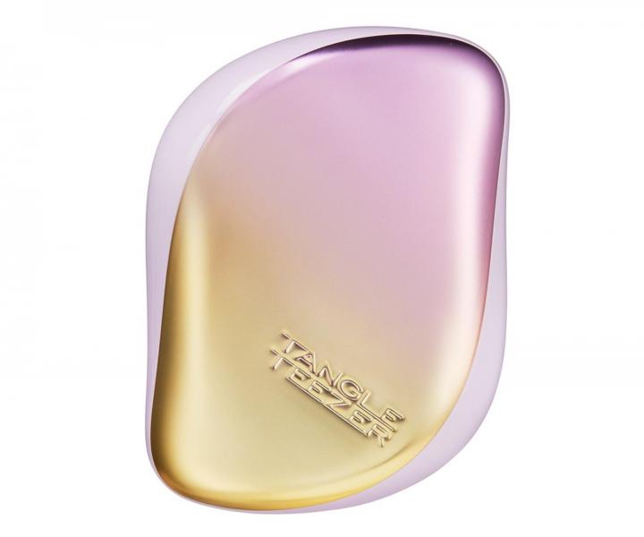 Kefa na rozesvanie vlasov Tangle Teezer Compact Styler Lilac Yellow - metalick fialovo-lt