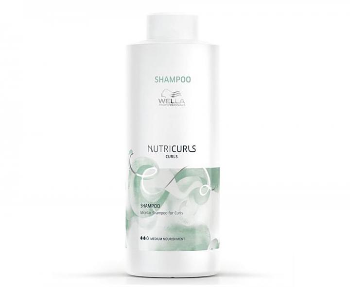 Vyivujci ampn pre kuerav vlasy Wella Professionals NutriCurls Curls Shampoo - 1000 ml