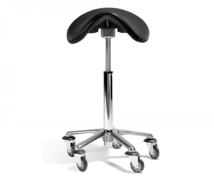 Taburet na kolieskach Sibel Saddle XL - �ierny