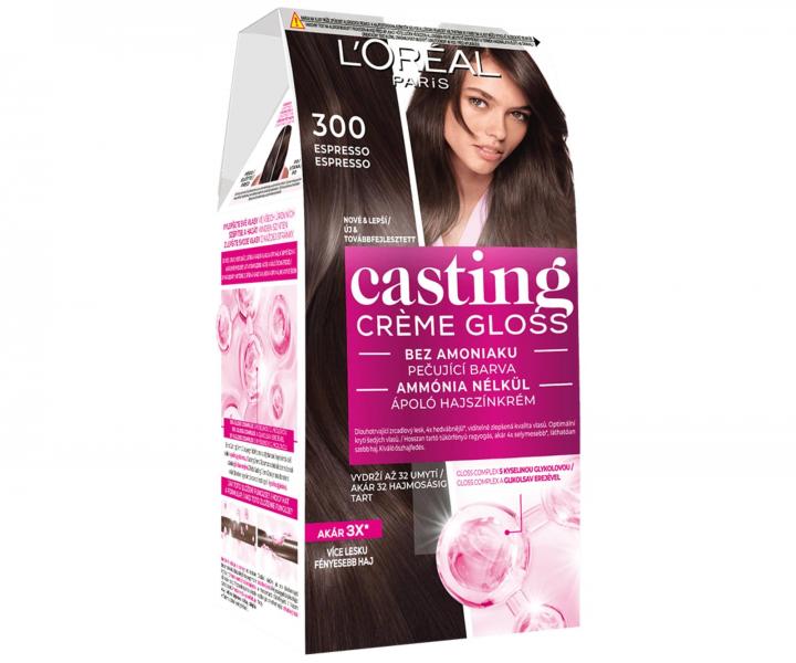Preliv bez amoniaku Loral Casting Crme Gloss - 300 espresso