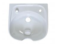 Barber umvadlo Bellazi - keramick, hranat biele