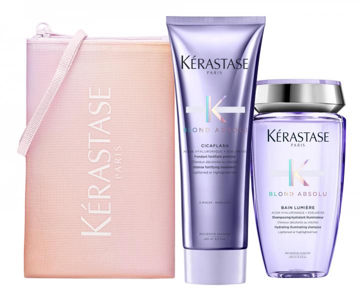 Sada na rozjasnenie blond vlasov K�rastase Blond Absolu + letn� ta�ti�ka zadarmo