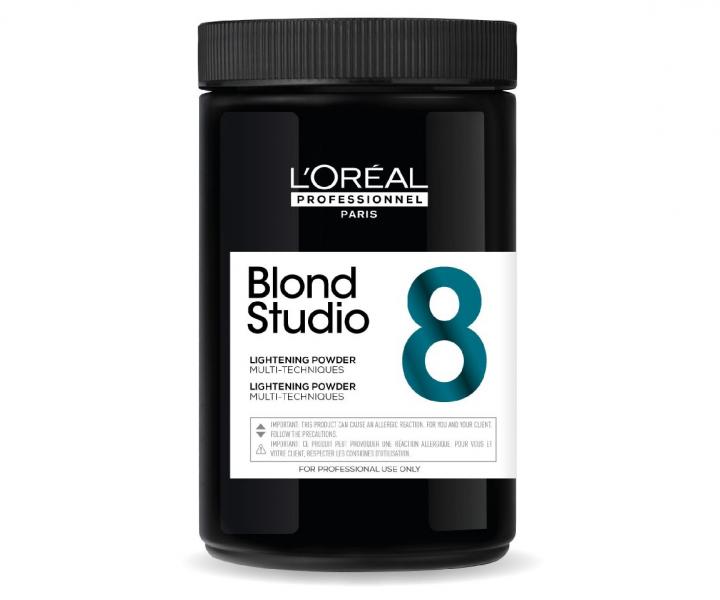 Zosvetujci pder s Pro-Keratnom Loral Blond Studio 8 Multi-Techniques - 500 g