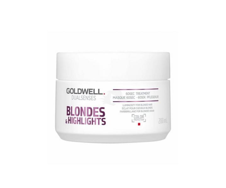 Maska pre blond a melrovan vlasy Goldwell Dualsenses - 200 ml
