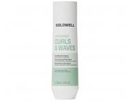 Hydrata�n� �amp�n pre vlnit� a ku�erav� vlasy Goldwell Dualsenses Curls & Waves Bundling Shampoo - 250 ml