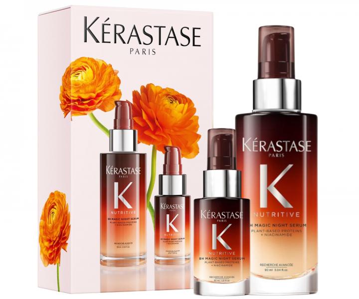 Dar�ekov� sada bezoplachov�ho vy�ivuj�ceho no�n�ho s�ra K�rastase Nutritive 8H Magic Night Serum Set