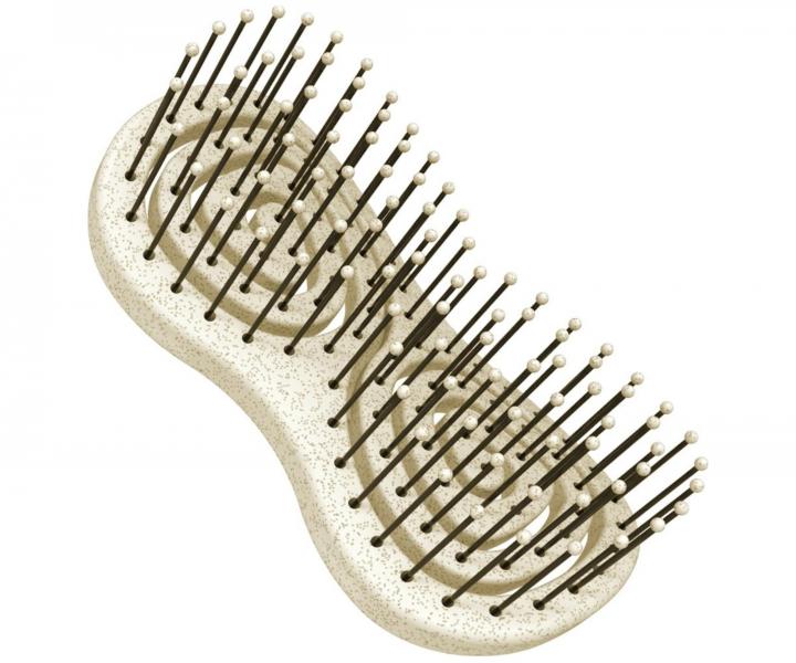 Ekologick kefa na rozesvanie vlasov Hairway Organica Hair Brush - bov