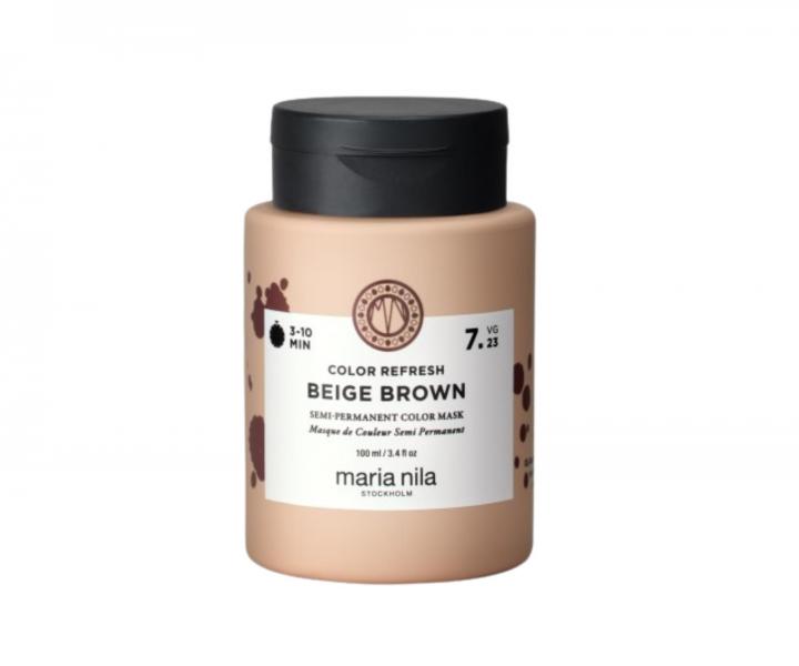Maska na o�ivenie farby vlasov Maria Nila Colour Refresh Beige Brown - b�ov� hned�, 100 ml