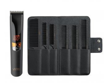 Profesion�lny kont�rovac� stroj�ek na vlasy Varis Hair Trimmer VT30 + sada karb�nov�ch hrebe�ov Varis Carbon Combs zada