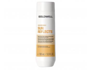 �amp�n a sprchov� g�l na vlasy a telo vystaven� slnku Goldwell Dualsenses Sun Reflects After-Sun Hair & Body Shampoo - 100 ml