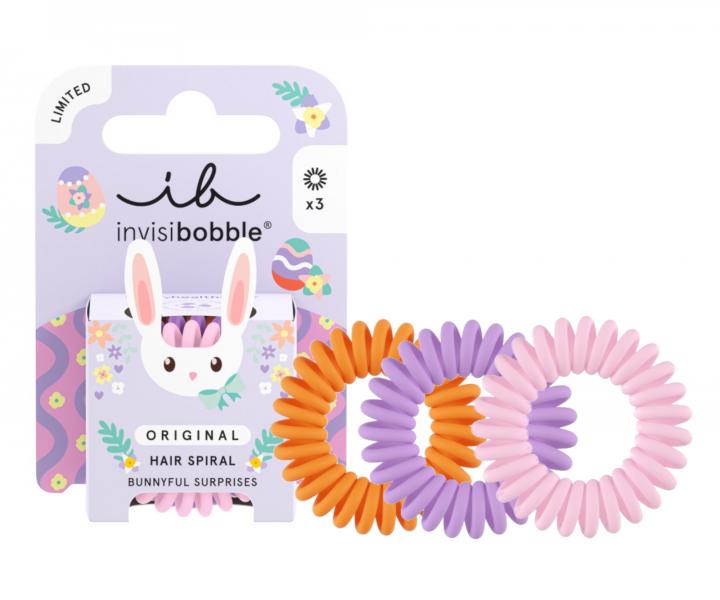 Sada pirlovch gumiiek Invisibobble Original Easter Bunnyful Surprises - 3 ks