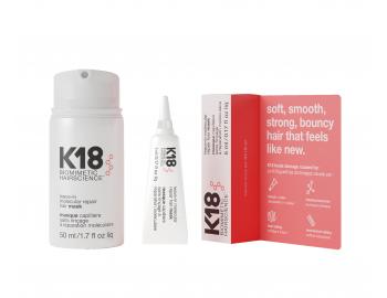 Bezoplachová maska na obnovu poškodených vlasov K18 - 50 ml + 5 ml zadarmo
