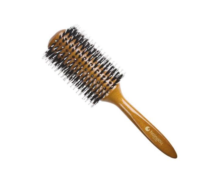 Dreven kefa s polyamid. a tetinami z diviaka Hairway - 38 mm