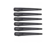 Karbnov klipsy do vlasov Sibel Carbon Line - 10 cm, ierne - 6 ks