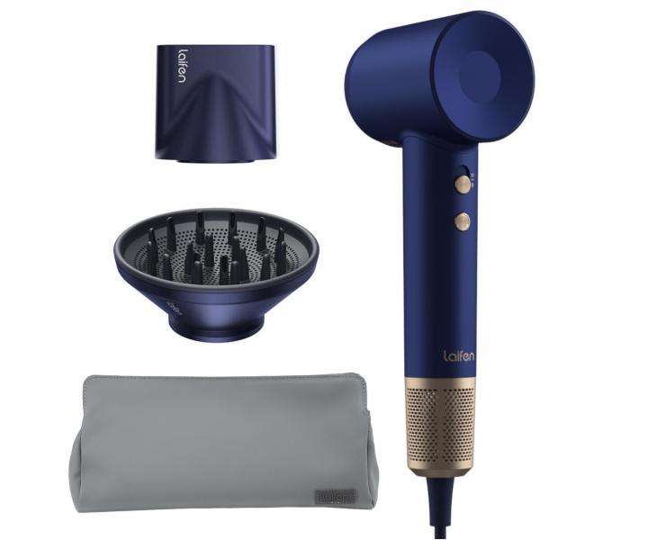 Profesionlny fn na vlasy Laifen Swift Premium Golden Blue - 1600 W, modro-zlat