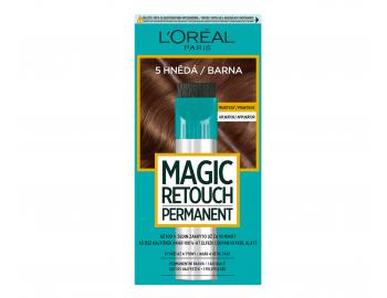 Permanentná farba na odrasty a šediny Loréal Magic Retouch Permanent - odtieň 5, hnedá