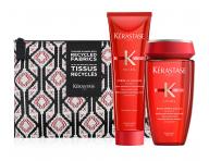 Sada ampnu a krmu pre vlasy vystaven slnku Krastase Soleil + kozmetick taka zadarmo