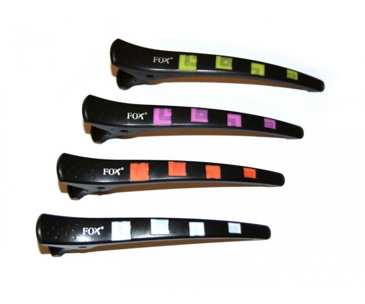 Profesionlne kaderncke klipsy do vlasov Fox Soft - 4 ks