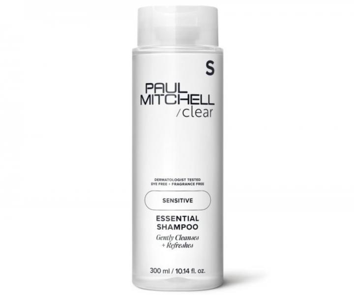 Jemne istiaci ampn pre citliv pokoku hlavy Paul Mitchell Clear Sensitive Essential Shampoo - 300 ml