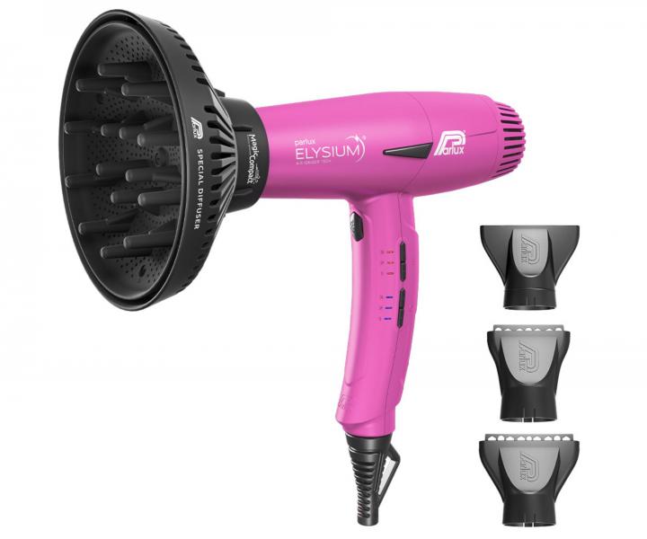 Profesionlny fn na vlasy s difuzrom Parlux Elysium Fuchsia - 2300 W, matn ruov
